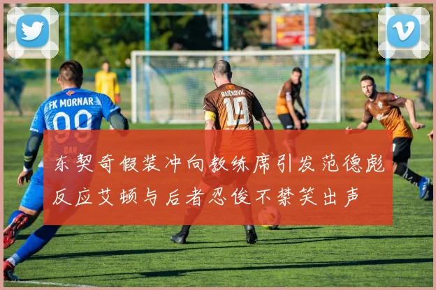 东契奇假装冲向教练席引发范德彪反应艾顿与后者忍俊不禁笑出声