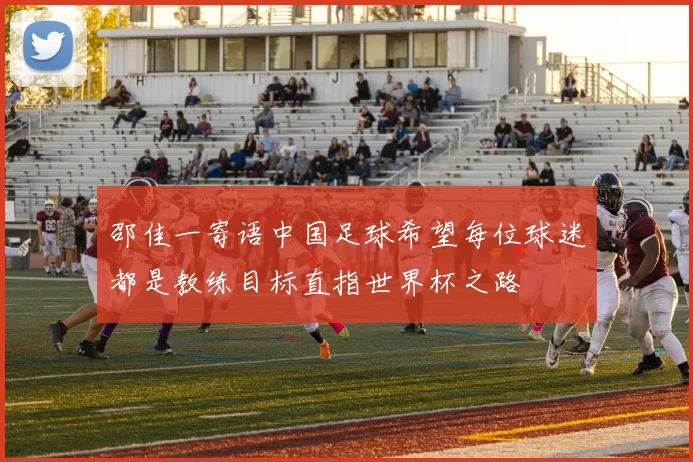 邵佳一寄语中国足球希望每位球迷都是教练目标直指世界杯之路